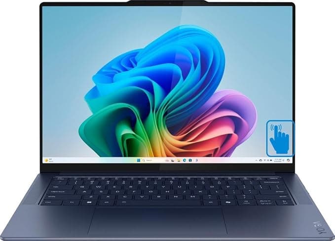 Lenovo Yoga Slim 7X 14.5" OLED Touchscreen Snapdragon X Elite 16GB 1TB Cosmic Blue - Image 1
