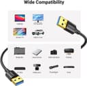 UGREEN USB 3.0 A to A Cable 1M – SuperSpeed Data Transfer thumbnail 3