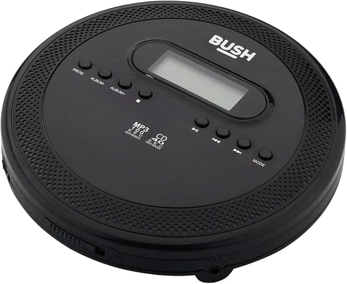 Bush CD Player with MP3 Playback Portable Audio Player - Black - Image 3