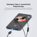 Xiaomi Type C Earphones 12.4mm Driver HD Microphone Three Button Control IP54 - Black thumbnail 2