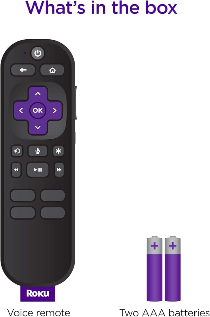 Roku Voice Remote Official Remote Control for Roku TV Players and Audio Devices - Image 5