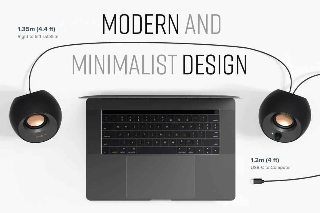 Creative Pebble V3 Speakers Black - Image 3