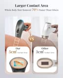 Haarlosy IPL Laser Hair Removal Device 3-in-1, 9 Levels, 999,900 Flashes, Auto Mode - Dark Grey thumbnail 4