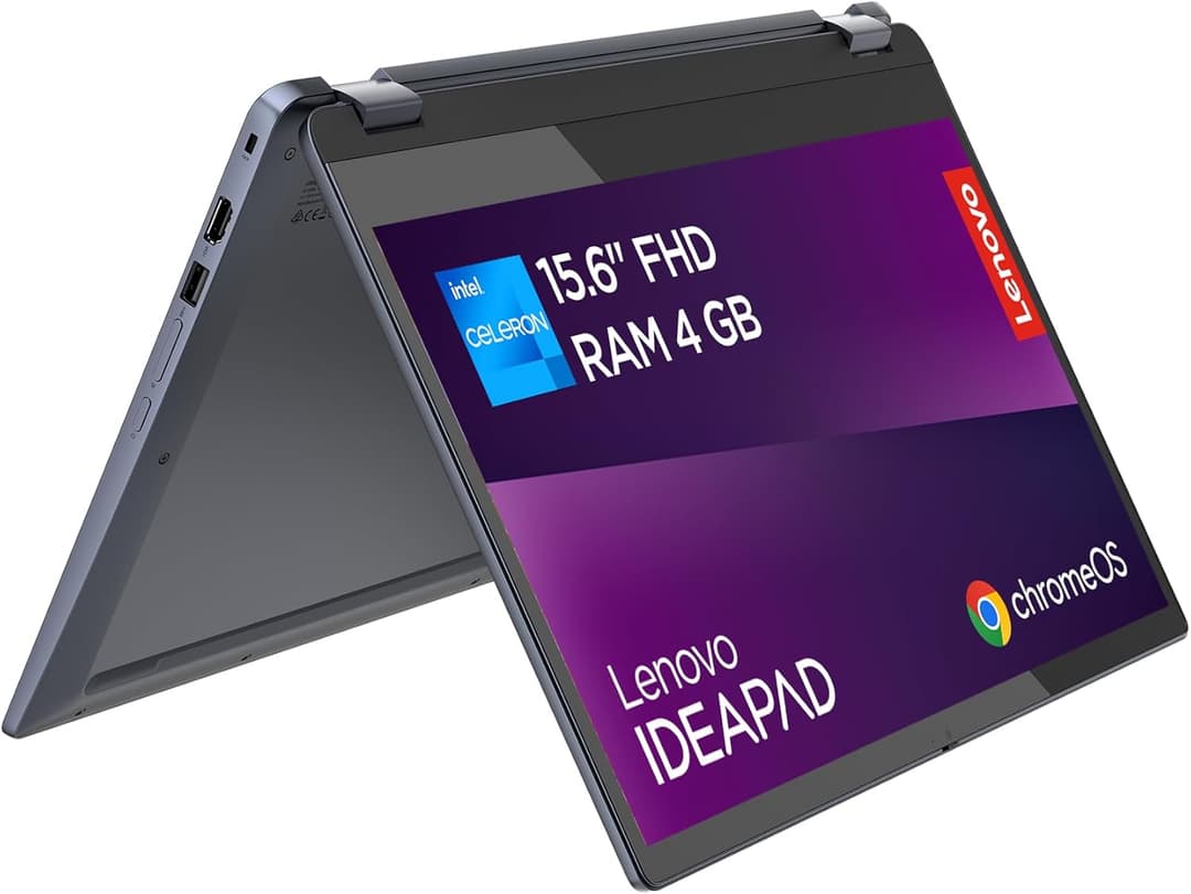 Lenovo IdeaPad Flex 3 Chromebook 15.6" FHD Celeron N4500  4GB RAM 128GB Touch Blue - Image 1