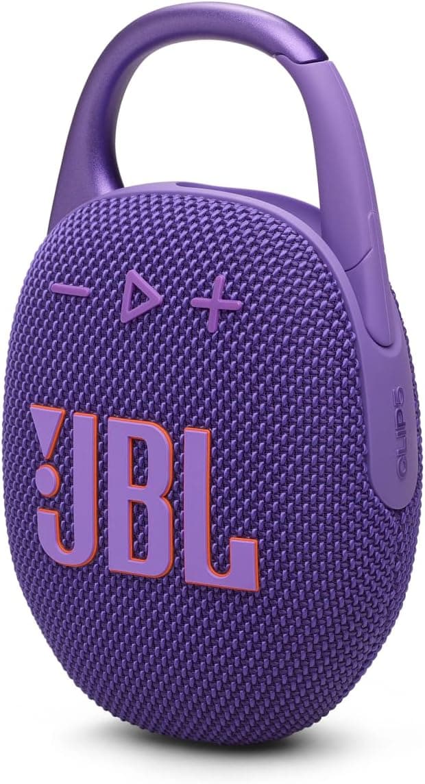 JBL Clip 5 Waterproof & Dustproof Bluetooth Speaker - Purple - Image 1