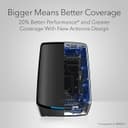 NETGEAR Orbi WiFi 6 Mesh System RBK863SB AX6000 Tri-Band Router with 2 Satellites thumbnail 3
