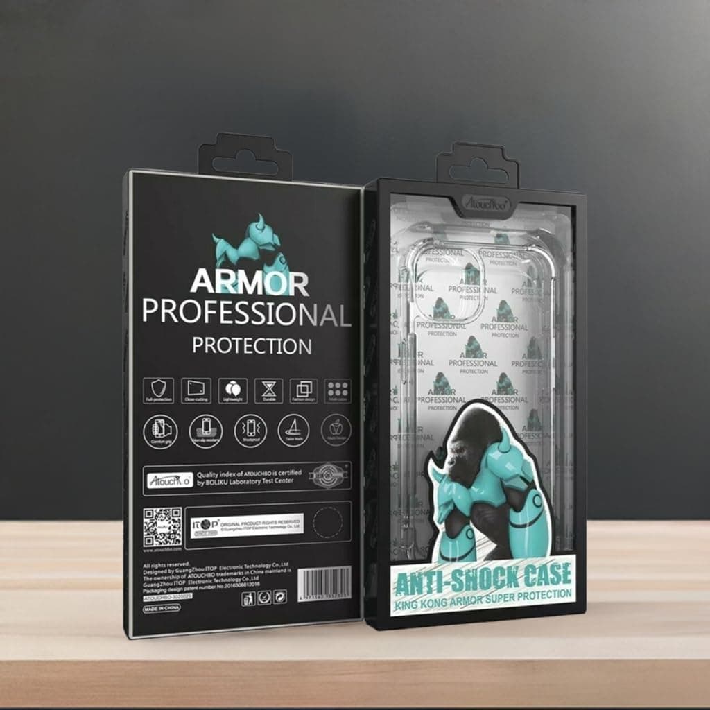 Atouchbo Tough Shockproof Armoured Clear Case Compatible With iPhone 16 - Image 6