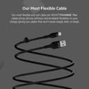 Belkin BoostCharge Flex USB-A to Lightning Cable 3M, Silicone Fast Charging Cable for iPhone & iPad – Black thumbnail 4