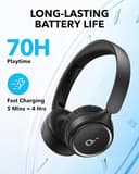 Soundcore By Anker H30i Wireless On Ear Headphones - Black thumbnail 3