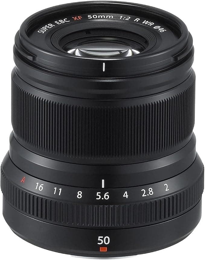 Fujinon XF50mmF2 R WR Lens for Fujifilm X Mount Cameras - Black - Image 1