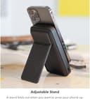 ZAGG mophie Snap+ Powerstation Stand 10,000mAh MagSafe Wireless Battery Black thumbnail 5