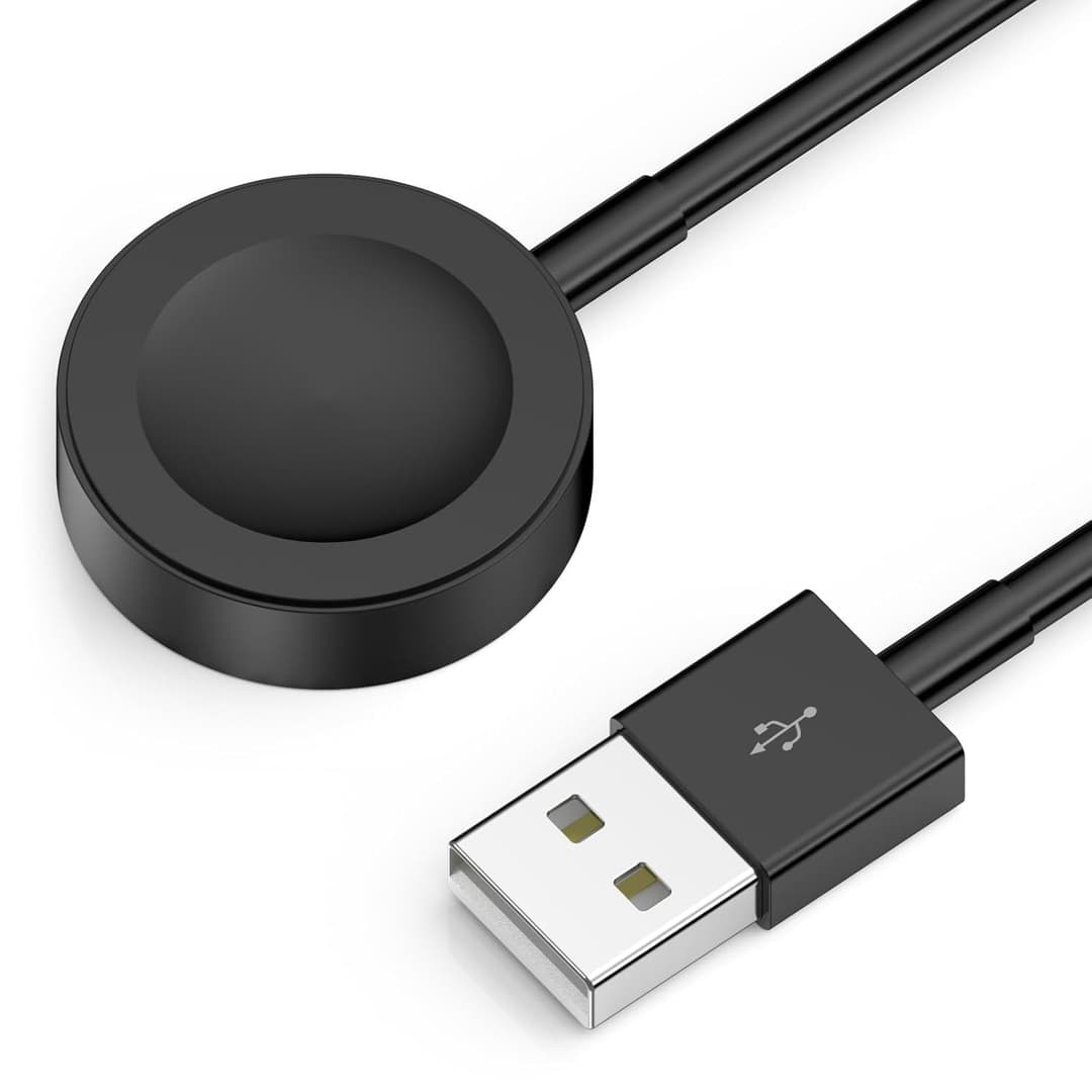 Yesido Apple Watch Magnetic Fast Charger USB Cable, Compatible with Series 11–2, Ultra & SE, Black - Image 1