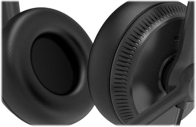 Yealink UH34 Lite USB-A Binaural Corded Headset for Microsoft Teams - Black - Image 3