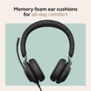 Jabra Evolve2 40 SE UC Stereo Headset Black thumbnail 6