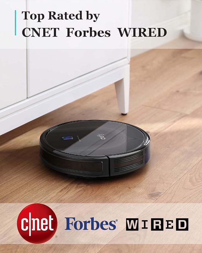 eufy RoboVac 11S MAX Robotic Vacuum Cleaner, Powerful Suction, Super Slim Design, Self-Charging, Black - Image 2