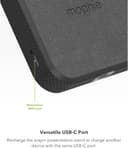 ZAGG mophie Snap+ Powerstation Stand 10,000mAh MagSafe Wireless Battery Black thumbnail 6