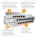 Zyxel XMG-108 8-Port 2.5G Multi-Gig Unmanaged Switch with 10G SFP+ Uplink thumbnail 3