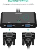 UGREEN 2-in-1 VGA Switch Box – 2 Ports, 1920x1440@60Hz thumbnail 7