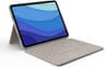 Logitech Tablet Keyboard for iPad 11 Inch 1st 2nd and 3rd Gen Smart Connector Sand (Refurbished – Excellent)