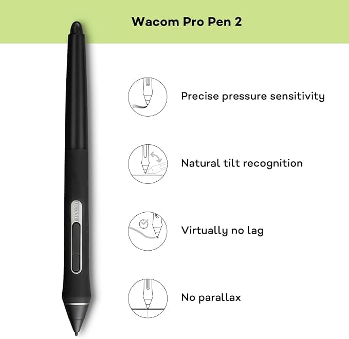 Wacom Cintiq 16 2.5K Creative Pen Display with Wacom Pro Pen 2 - Image 2