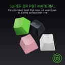 Razer PBT Keycap Upgrade Set Quartz Doubleshot Shine Resistant PBT Backlight Compatible - Pink  thumbnail 3