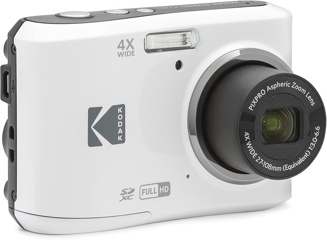 Kodak PIXPRO FZ45 Digital Camera 16MP White - Image 1
