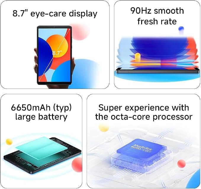 Xiaomi Redmi Pad SE 8.7 64GB Wifi Tablet Graphite Gray - Image 4
