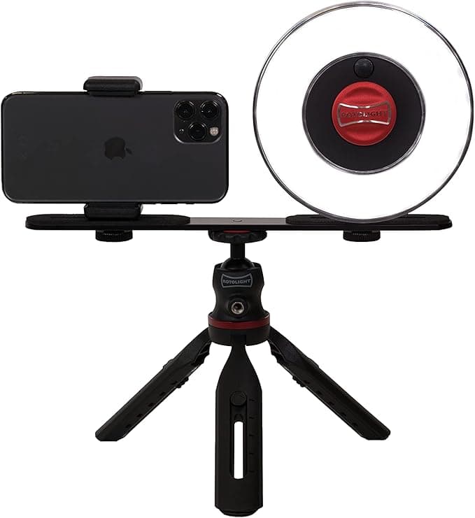 Rotolight VideoVlogging RL48 LED Ring Light Kit for Content Creators - Image 1