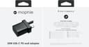 ZAGG mophie 20W USB-C Wall Charger – UK Plug, Fast Charging - Black thumbnail 2