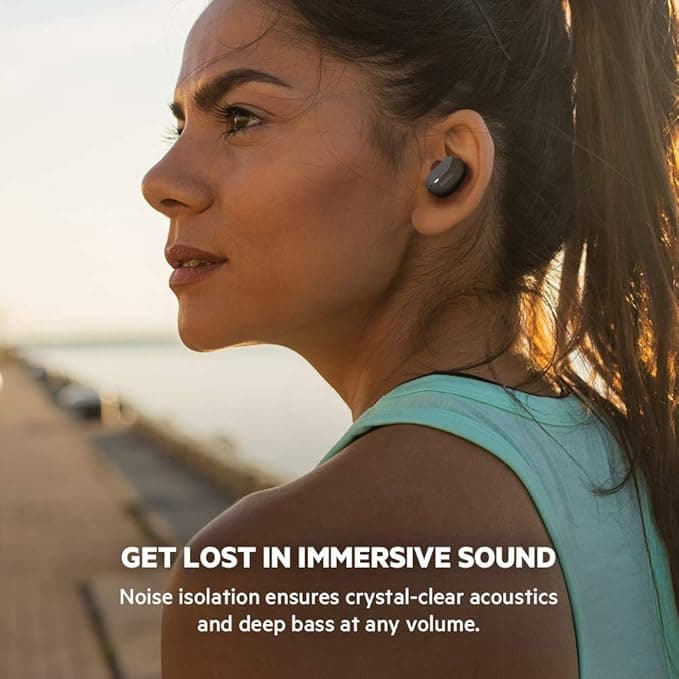 Belkin SoundForm Wireless Earbuds with Charging Case Black - Image 2