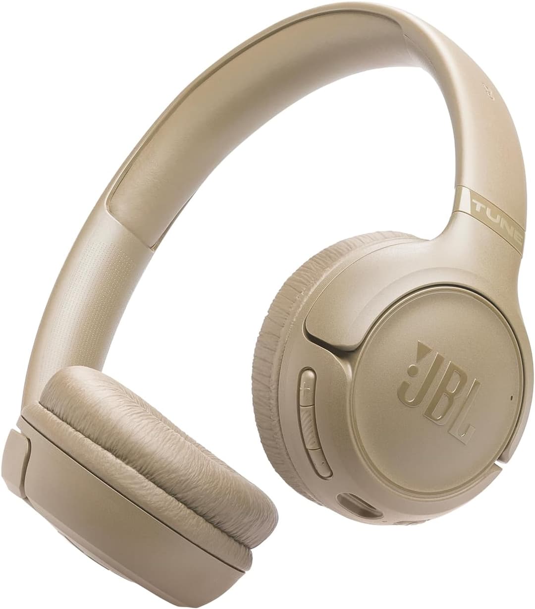 JBL Tune 530 BT Wireless On-Ear Headphones – 76H Battery, Pure Bass, Beige - Image 1