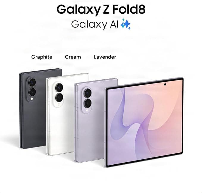 Samsung Galaxy Z Fold8 5G 256GB 12GB RAM Smartphone - Lavender - Image 3