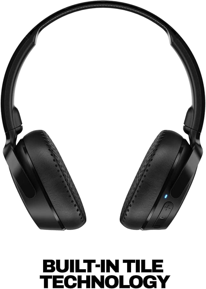 Skullcandy Riff Wireless 2 Bluetooth On-Ear Headphones, 34H Battery, Foldable, Black - Image 4