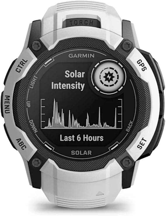 Garmin Instinct 2X Solar Smartwatch 50mm Whitestone - Image 2