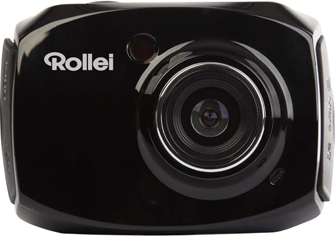 Rollei Actioncam Racy Full HD Sports Camera, Waterproof Action Cam - Black - Image 1