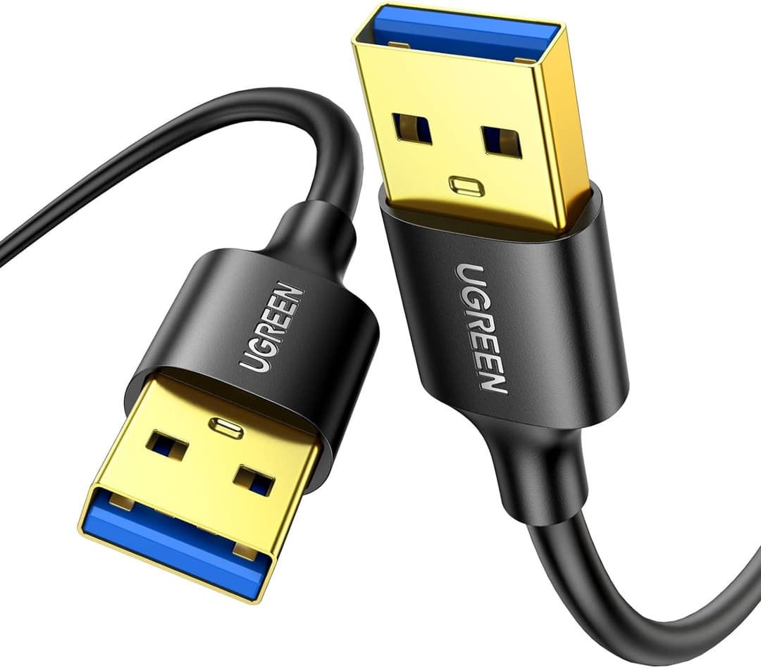 UGREEN USB 3.0 A to A Cable 1M – SuperSpeed Data Transfer - Image 1