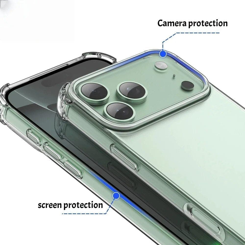 Atouchbo Tough Shockproof Armoured Clear Case Compatible With iPhone 17 Pro Max - Image 3