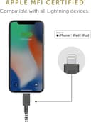Native Union Belt Lightning to USB Cable 1.2m Durable Charging & Sync Cable with Leather Strap, Zebra thumbnail 2