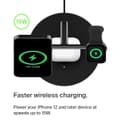 Belkin BOOST CHARGE PRO 3-in-1 Wireless Charging Pad with MagSafe 15W Black thumbnail 4