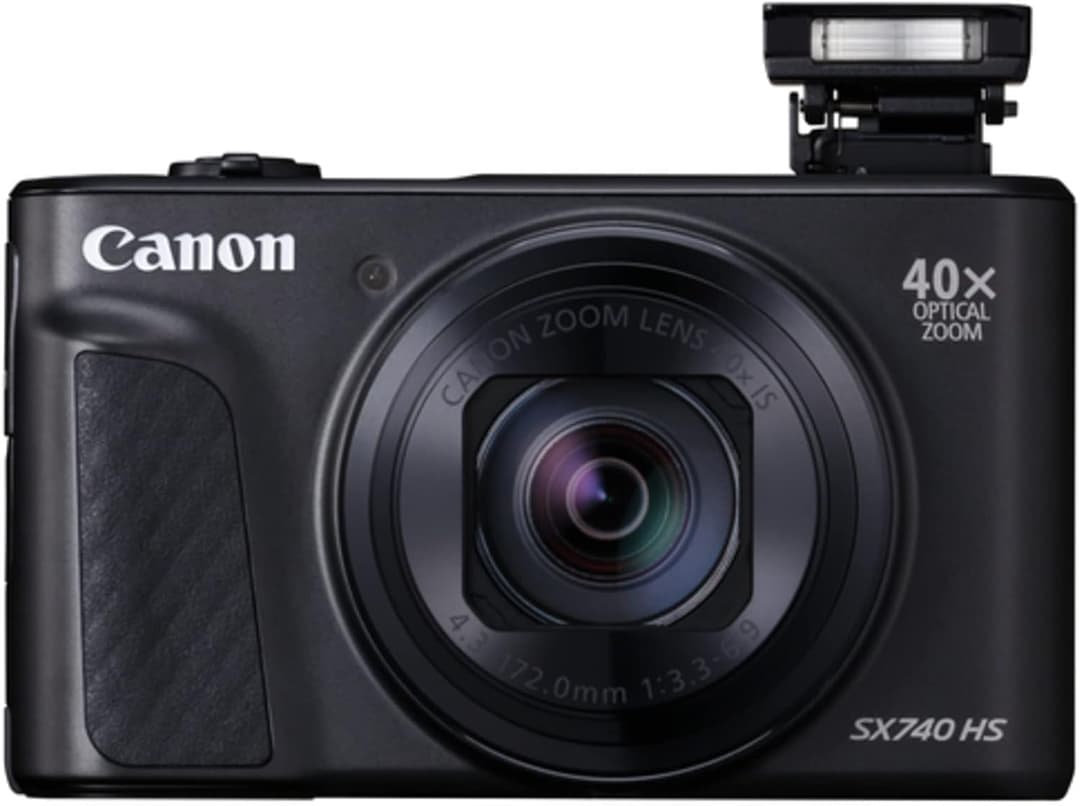 Canon PowerShot SX740 HS Vlogger Kit  4K, 40x Zoom, 20.3MP (Black) - Image 3