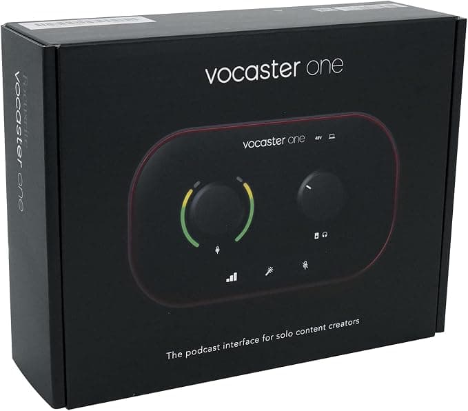 Focusrite Vocaster One Podcast Recording Interface for Solo Creators - Image 4