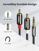 UGREEN 3.5mm to RCA Cable 1M – Hi-Fi Stereo Audio Y-Splitter thumbnail 6
