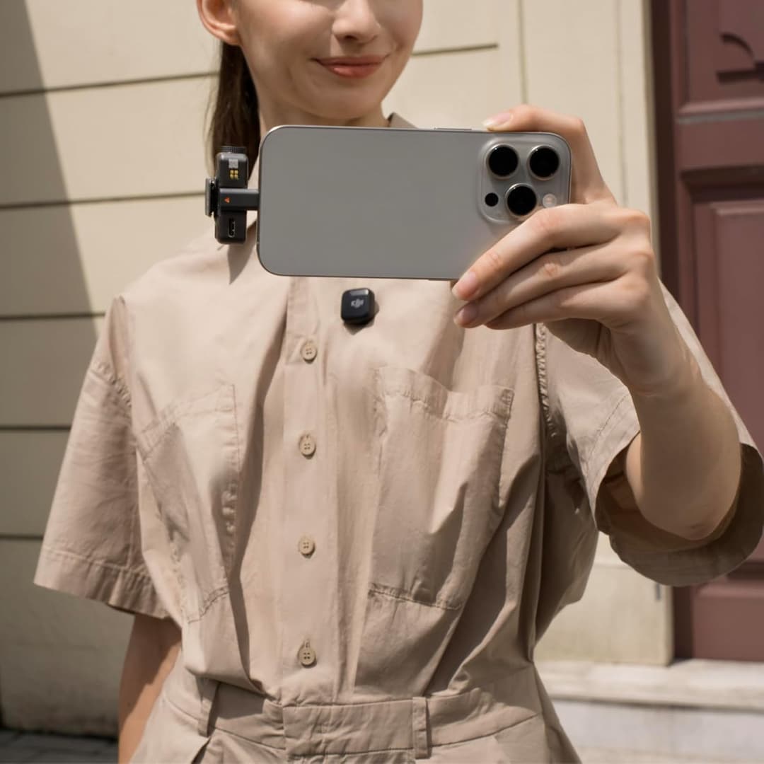 DJI Mic Mini Wireless Mic (1 TX + 1 RX) – Noise Cancelling, 400m Range - Image 8