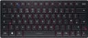 CHERRY KW 9200 MINI Compact Multi-Device Wireless Keyboard UK QWERTY - Black thumbnail 1