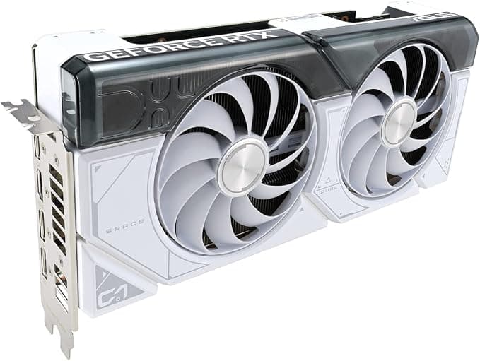ASUS Dual GeForce RTX 4070 White OC Edition 12GB GDDR6X Graphics Card - Image 3