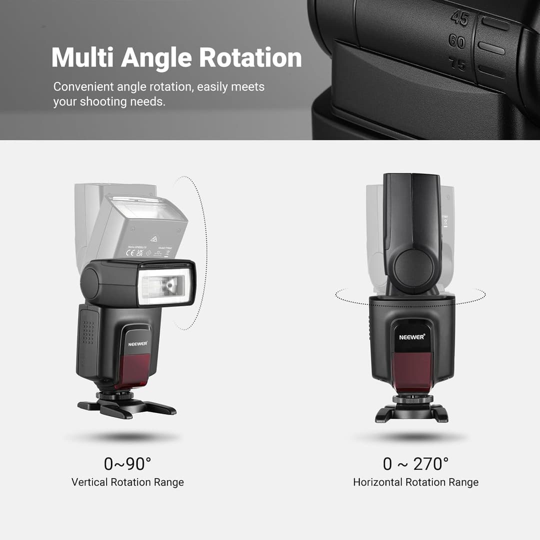 Neewer TT560 Flash Speedlite Black - Image 7