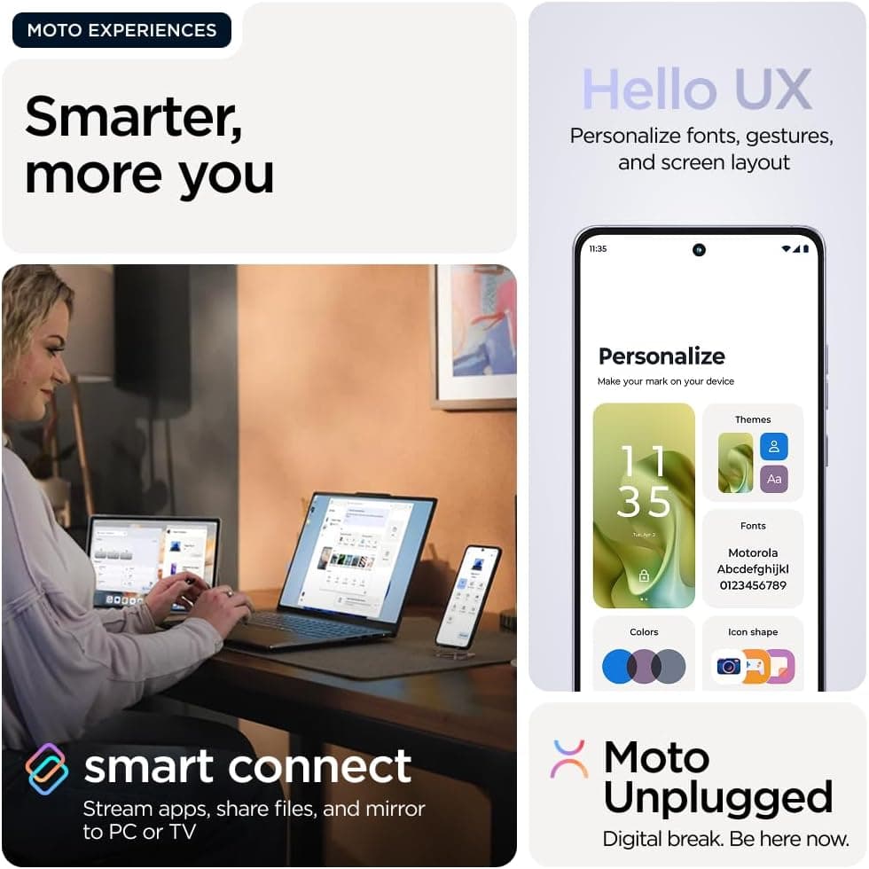 Motorola G86 5G 8GB 256GB Snapdragon 870, 50MP Camera - Cosmic Sky - Image 7