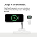 Belkin BoostCharge Pro 3-in-1 Wireless Charging Stand with MagSafe White thumbnail 5