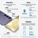 Samsung Galaxy S24 8GB 256GB Snapdragon, 120Hz Display - Violet  thumbnail 2