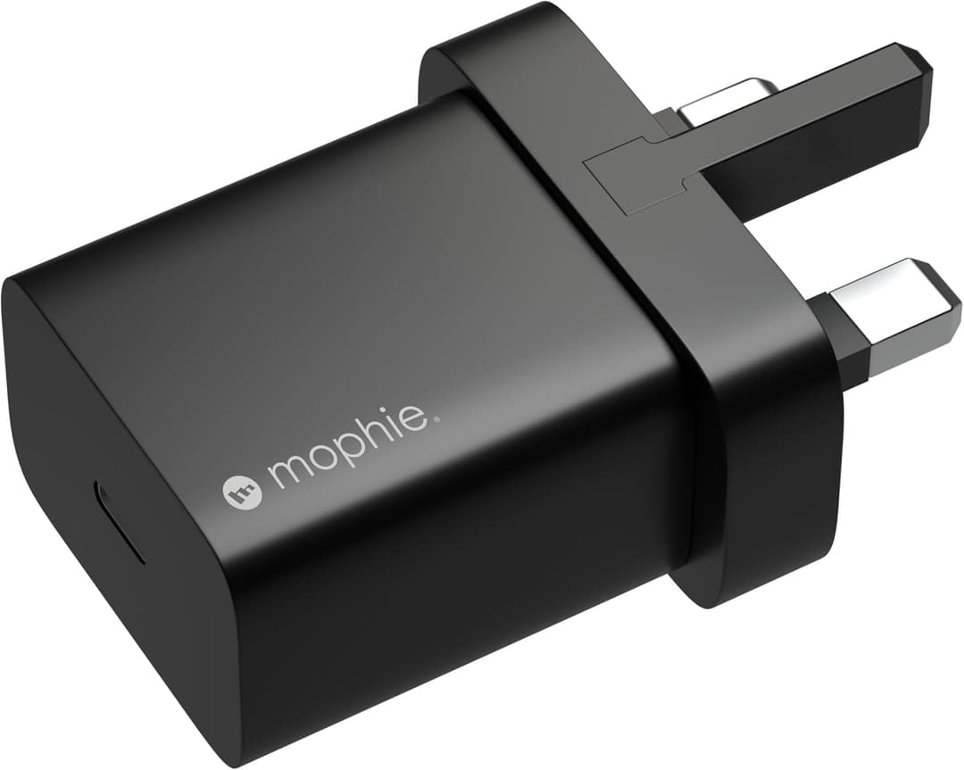 ZAGG mophie 20W USB-C Wall Charger – UK Plug, Fast Charging - Black - Image 5